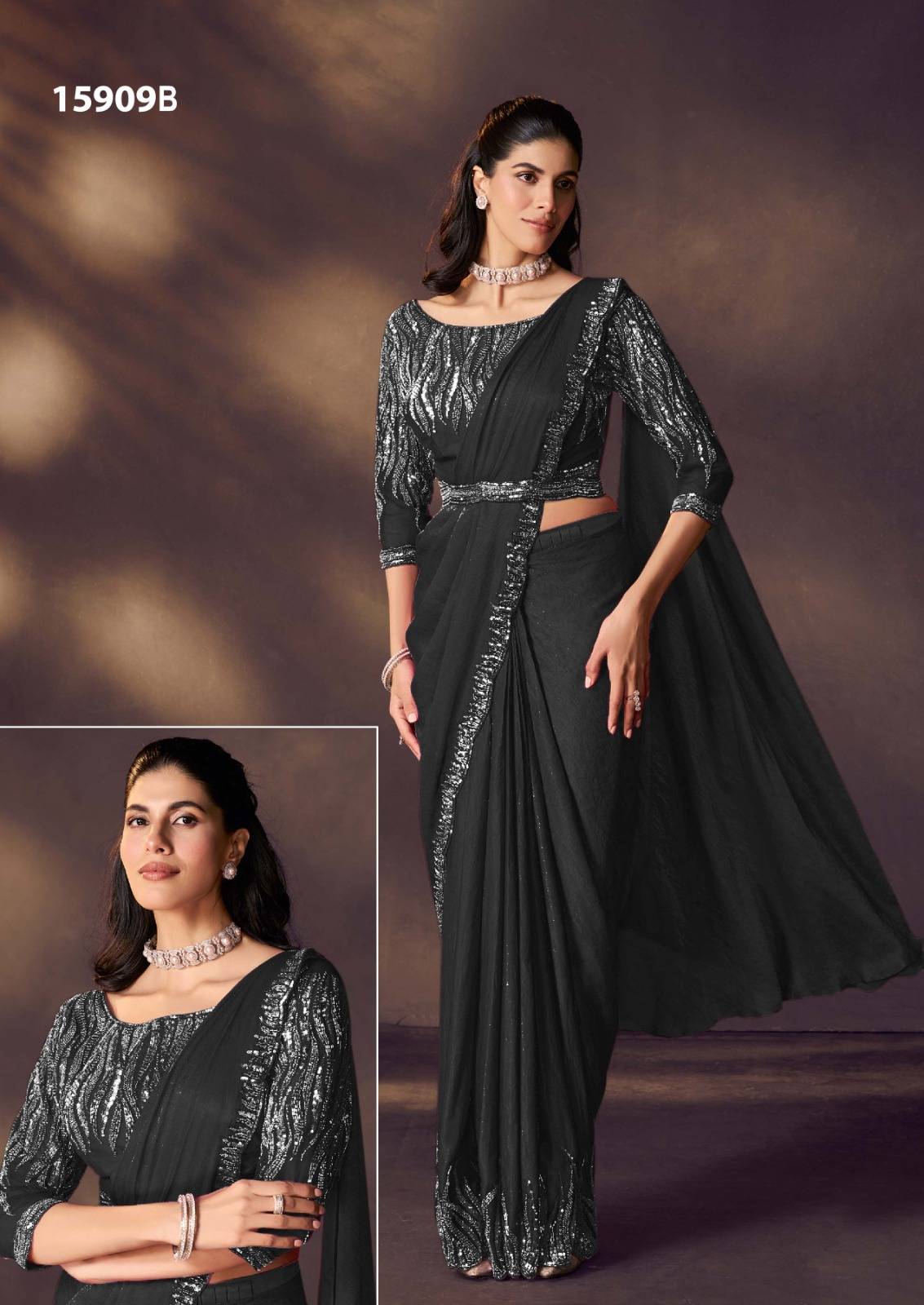 MOHMANTHAN ODYSSEY 15900 by Mahotsav 15907 to 15920 Series Indian Traditional Wear & Occasional Stitched Sarees At Wholesale Price